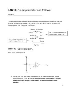 Op amp I - My Webspace files