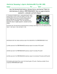 Statistical Reasoning in Sports Worksheet#8.5 (p.282-289)