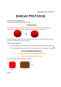 similar poly similar polygons olygons