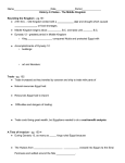 History 4.3 Notes - The Wesley School