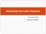 Marketing Information Systems