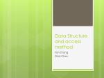 Data Structure and access method