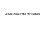 Composition of the Atmosphere - Holy Family School | Phoenixville