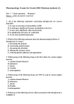 All of the following mechanism of action correctly match a drug