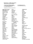 World History II – Midterm Exam Review