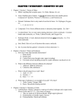 Chapter 2 Worksheet: Chemistry of Life