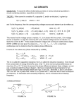 AC Circuits