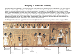 Weighing of the Heart Ceremony