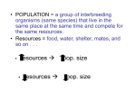 Population ppt - Summit School District