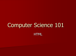 Computer Science 101 - Washington and Lee University