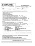 mri questionnaire- cervical/thoracic/lumbar spine sacrum/ pelvis