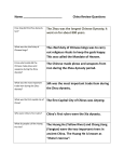 China Review Questions - Hewlett