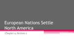 European Nations Settle North America