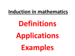 Induction in mathematics