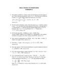 Midterm, Version 1, Solutions