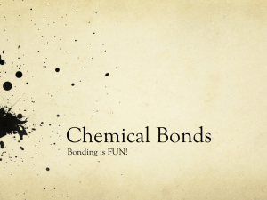 Chemical Bonds