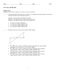 ExamView - AAS ASA and HL Quiz.tst