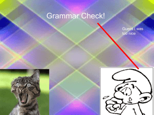 Grammar Check!