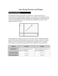 Specifying Domain and Range