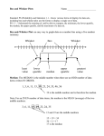 Box and Whisker Plots