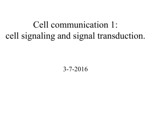 Cell Communication