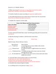 Answers to 3-1 Weather Patterns 1. What is an air mass? An air