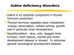 Iodine deficiency disorders