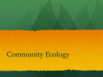 Community Ecology