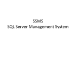 SSMS SQL Server Management System