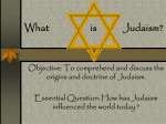 What is Judaism?