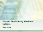 Growth Productivity Wealth of Nations