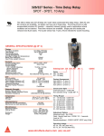 326/327 Series - Time Delay Relays - Struthers-Dunn