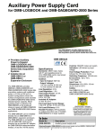 Auxiliary Power Supply Card for OMB