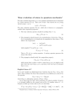 Time evolution of states in quantum mechanics1