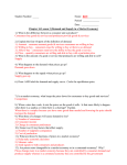 Chapter 16 Lesson 3 (Demand and Supply in a Market