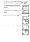 474 Binomial Distribution Calculations