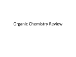 Organic Chemistry Review