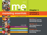 MARKETING ESSENTIALS