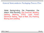 General Semiconductor Packaging Process Flow