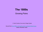 Lesson 15: The 1800s