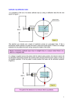 Cathode ray deflection tube