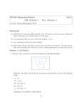 HW Solution 1 — Due: February 1