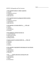 organelle pretest