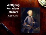 Wolfgang Amadeus Mozart