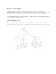 Measures of Relative Standing