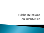 Public Relations