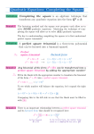 Quadratic Equations: Completing the Square