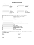 Macromolecules Review worksheet