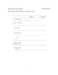 Review Hypothesis testing for population mean