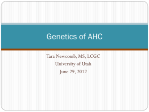 Genetics of AHC - Alternating Hemiplegia of Childhood Foundation